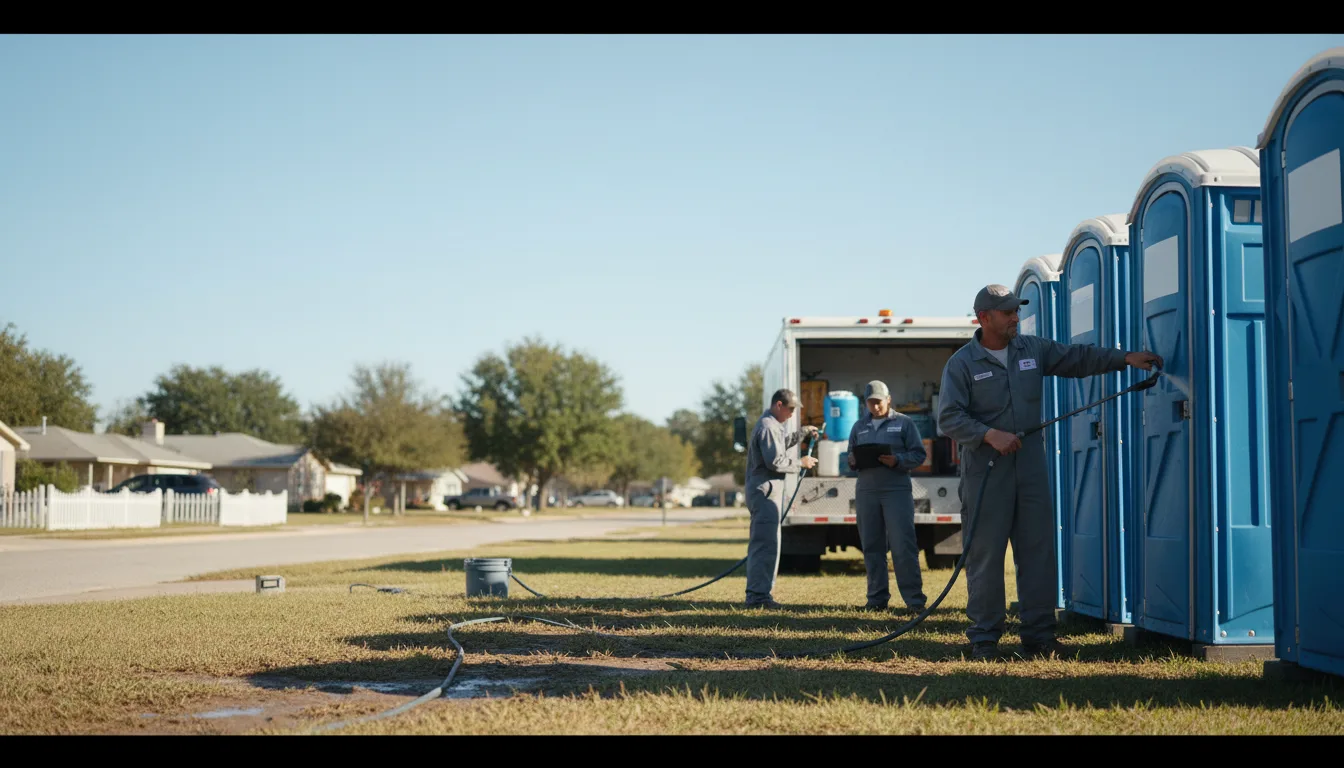 Long-Term Portable Toilet Rental in Latham, OH near me